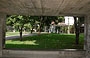 UCV CARACAS. Dalle gallerie guardiamo fuori, verso il giardino, vero protagonista della cittadella universitaria