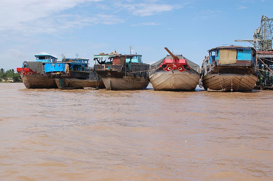 DELTA DEL MEKONG - Il fiume Mekong raggiunge la sua massima portata a settembre 