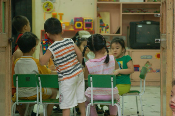 HANOI - Bambini in un asilo o in una nursery