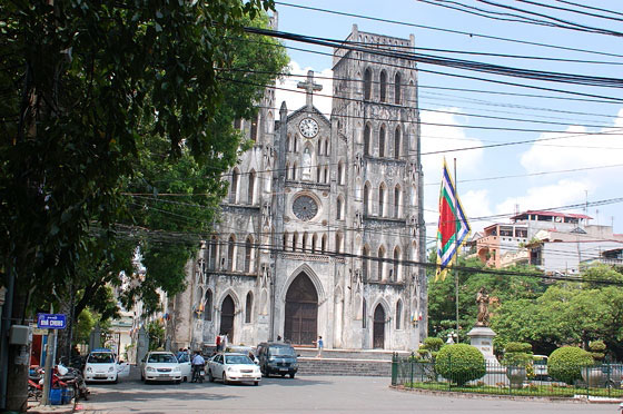 HANOI - Cattedrale neogotica di San Giuseppe nel Quartiere Vecchio