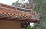 VIETNAM CENTRALE. Tomba di Minh Mang: particolare della copertura del Tempio di Sung An