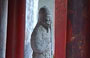 HANOI. Van Mieu: particolare di una statua del cancello posteriore