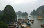 BAIA DI HALONG. Dalla grotta Hang Sung Sot splendida vista sulla baia e sulle barche sottostanti